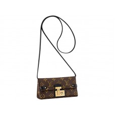Louis Vuitton Monogram Canvas Triangle Chain Wallet